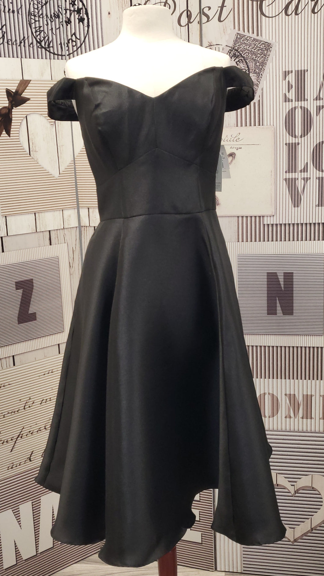 CN006 Black David Bridal Dress