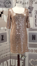 Load image into Gallery viewer, CN010 Copper Sequin Rue21 Dress