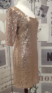 CN010 Copper Sequin Rue21 Dress
