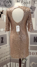 Load image into Gallery viewer, CN010 Copper Sequin Rue21 Dress