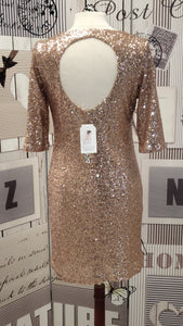 CN010 Copper Sequin Rue21 Dress