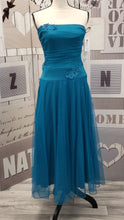 Load image into Gallery viewer, CN011 Speechless Teal Taffeta Dress
