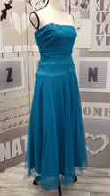Load image into Gallery viewer, CN011 Speechless Teal Taffeta Dress
