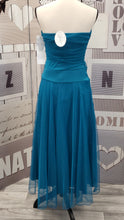 Load image into Gallery viewer, CN011 Speechless Teal Taffeta Dress