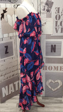 Load image into Gallery viewer, CN012 Express Floral Gauss Chiffon Dress
