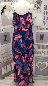 CN012 Express Floral Gauss Chiffon Dress