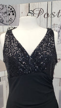 Load image into Gallery viewer, CU003 Ralf Lauren Black Sequin Dress