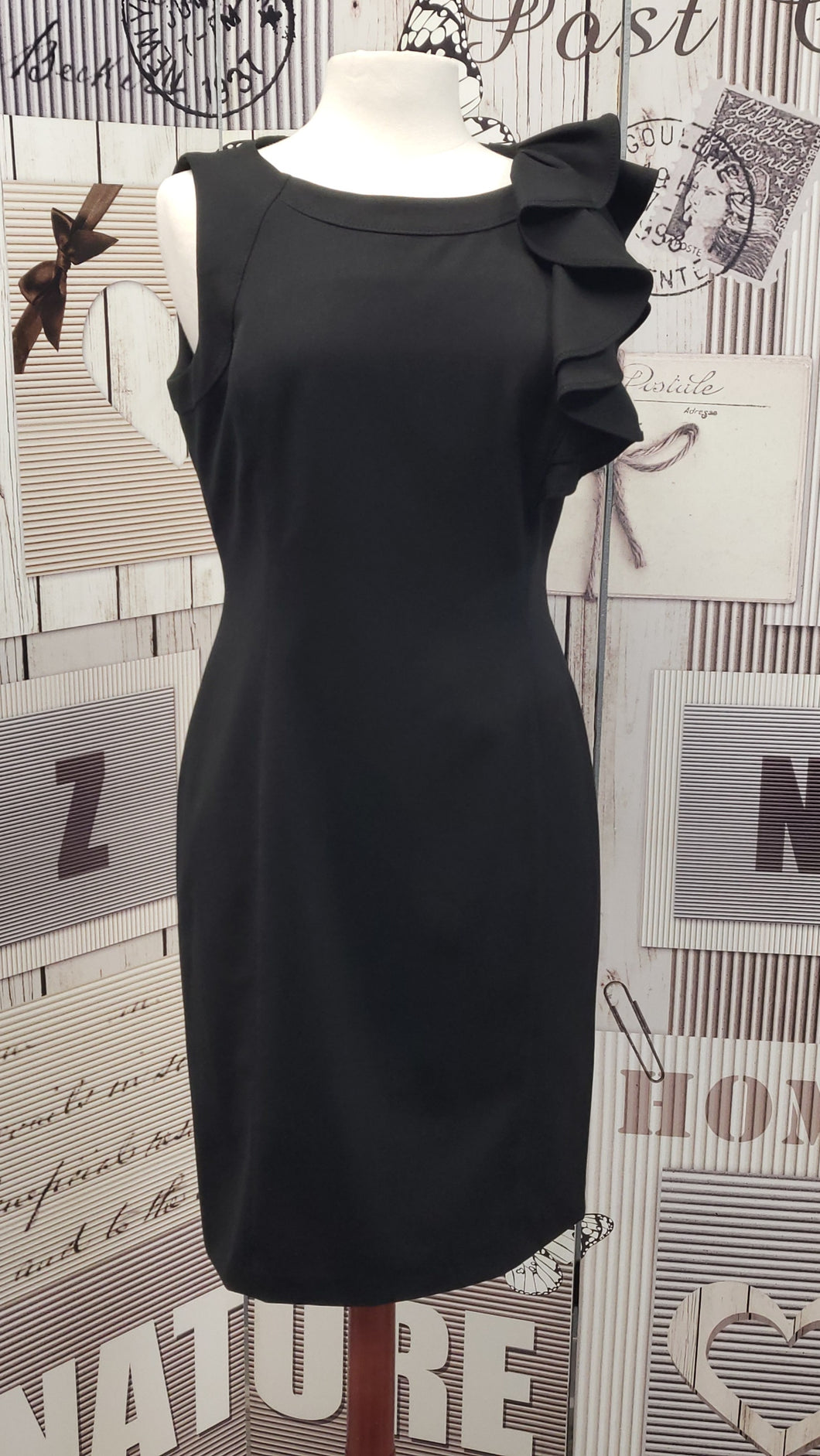 CU004 Black Calvin Klein Dress