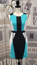 Load image into Gallery viewer, CU005 Tri-Color RubyRex Geometric Dress