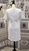 Load image into Gallery viewer, CU008 White Banana Republic Circle Cutout Dress