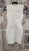 Load image into Gallery viewer, CU007 White FashionNova Low Cut Dress