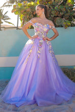 Load image into Gallery viewer, 6124 Amelia Floral Lilac Dress