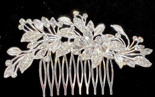 TR-0832 Hair Comb: Silver