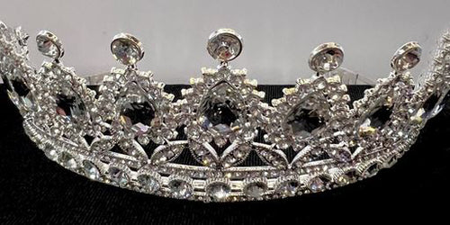 TR-0879 Calla Tiara: Silver