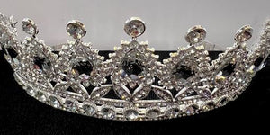 TR-0879 Calla Tiara: Silver