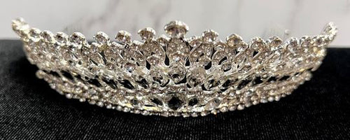TR-0913 Calla Tiara: Silver