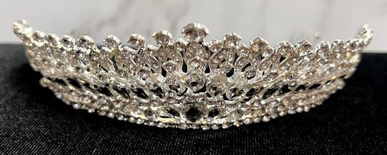 TR-0913 Calla Tiara: Silver