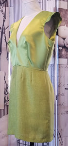 GUD026 Lime Green Cocktail Dress
