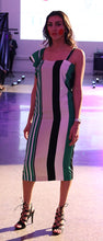Load image into Gallery viewer, GUD029 One Shoulder Strip Cocktail Dress